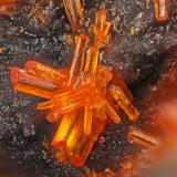 RealgarGetchell Mine, Adam Peak, Potosi District, Osgood Mountains, Humboldt County, Nevada, USAFOV = 1.3 mm (Author: Doug)