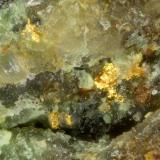 Gold<br />Gold Hill Mine, Gold Hill, Gold Hill District, Tooele County, Utah, USA<br />FOV = 0.7 mm<br /> (Author: Doug)