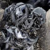 Chalcophanite<br />Mohawk Mine, Mohawk Hill, Clark Mountains, Clark Mountain District (Clark District), San Bernardino County, California, USA<br />FOV = 3.4 mm<br /> (Author: Doug)