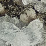 Hemimorphite<br />Agia Varvara Mines, Sounion area, Lavrion Mining District, Attikí (Attica) Prefecture, Greece<br />FOV = 4.0 mm<br /> (Author: Doug)