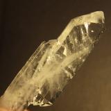 Quartz (Faden)<br />Muzo mining district, Western Emerald Belt, Boyacá Department, Colombia<br />117mm x 35mm x 16mm<br /> (Author: franjungle)