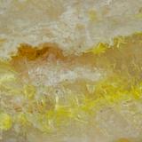 Boltwoodite<br />New Method Mine, Amboy area, Bristol Mountains, San Bernardino County, California, USA<br />FOV = 4.0 mm<br /> (Author: Doug)