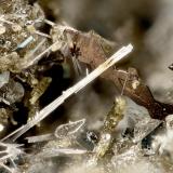 Ilmenite<br />Lemolo Lake Quarry, Douglas County, Oregon, USA<br />FOV = 2.8 mm<br /> (Author: Doug)