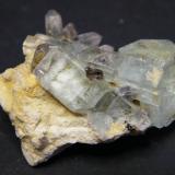 Beryl (variety Aquamarine) and Quartz<br />Erongo Mountain, Usakos, Erongo Region, Namibia<br />46mm x 40mm x 27mm<br /> (Author: Heimo Hellwig)