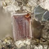Pseudobrookite<br />Lemolo Lake, Clearwater, Douglas County, Oregon, USA<br />FOV = 0.9 mm<br /> (Author: Doug)