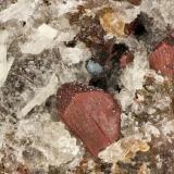 Fluorapatite<br />Summit Rock, Klamath County, Oregon, USA<br />FOV = 2.8 mm<br /> (Author: Doug)