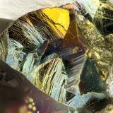 Chalcopyrite<br />Friedrichssegen Mine, Frücht, Bad Ems District, Lahn Valley, Rhineland-Palatinate/Rheinland-Pfalz, Germany<br />FOV = 1.4 mm<br /> (Author: Doug)