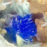 Linarite<br />Friedrichssegen Mine, Frücht, Bad Ems District, Lahn Valley, Rhineland-Palatinate/Rheinland-Pfalz, Germany<br />FOV = 1.5 mm<br /> (Author: Doug)