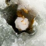 Arisite-(Ce)<br />Poudrette Quarry, Mont Saint-Hilaire, La Vallée-du-Richelieu RCM, Montérégie, Québec, Canada<br />FOV = 2.0 mm<br /> (Author: Doug)