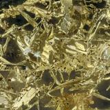 Gold<br />Alta Gold Mine, 813 Pit, Pah Rah Mountains, Olinghouse mining district, Pah Rah Range, Washoe County, Nevada, USA<br />FOV = 4.0 mm<br /> (Author: Doug)