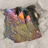 Chalcopyrite<br />Donnerkuhle Quarry, Hagen, Arnsberg, Hochsauerlandkreis, North Rhine-Westphalia/Nordrhein-Westfalen, Germany<br />FOV = 2.7 mm<br /> (Author: Doug)