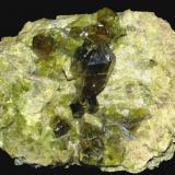 Epidota<br />Valle Antrona, Valle Ossola, Verbania, Provincia Verbano-Cusio-Ossola, Piamonte (Piemonte), Italia<br />7,3 x 4,8 cm<br /> (Autor: Xavier Bordas)