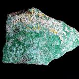 Phurcalita y Brochantita<br />Mina Posey, Distrito White Canyon, San Juan Co., Utah, USA<br />12 x 8 cm.<br /> (Autor: Antonio P. López)