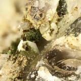 Calciohilairite<br />Washington Pass, Golden Horn Batholith, Okanogan County, Washington, USA<br />FOV = 2.0 mm<br /> (Author: Doug)