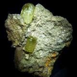 Fluorapatito.<br />Anemzi, Imilchil, Anti-Atlas, Provincia Er Rachidia, Región Drâa-Tafilalet, Marruecos<br />60x45 mm.<br /> (Autor: Jesus Franquesa Baucells)