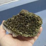 Epidote<br />Morro das Pedras, Formiga, Minas Gerais, Brazil<br />12 x 11 x 5 cm<br /> (Author: Anísio Cláudio)