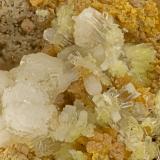 Calcioferrite, Fluorapaite<br />Moculta Phosphate Quarry, Barossa Valley, Angaston, Mount Lofty Ranges, South Australia, Australia<br />FOV = 3.8 mm<br /> (Author: Doug)