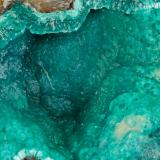 Cornwallite<br />Murdock Mine, Adams Peak, Diamond Mountains, Last Chance District, Plumas County, California, USA<br />FOV = 3.1 mm<br /> (Author: Doug)
