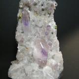 Quartz (variety amethyst)<br />Brandberg area, Erongo Region, Namibia<br />60mm x 123mm x 45mm<br /> (Author: Heimo Hellwig)