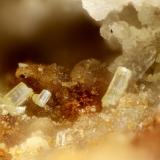 VanadiniteMineral Mountain Mine, Peloncillo Mountains, Kimball, San Simon District, Hidalgo County, New Mexico, USAFOV = 2.0 mm (Author: Doug)