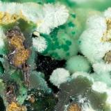 Strashimirite<br />Majuba Hill Mine, Antelope District, Pershing County, Nevada, USA<br />FOV = 3.4 mm<br /> (Author: Doug)