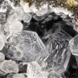 Levyne, Cowlesite<br />Four Mile Quarry, Porter, Grays Harbor County, Washington, USA<br />FOV = 3.8 mm<br /> (Author: Doug)