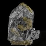 Quartz, Anatase<br />Kullu District, Himachal Pradesh, India<br />10.6 x 5.5 cm<br /> (Author: am mizunaka)