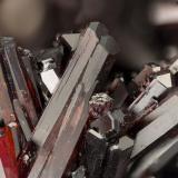 Manganvesuvianite<br />N'Chwaning II Mine, N'Chwaning mining area, Kuruman, Kalahari manganese field (KMF), Northern Cape Province, South Africa<br />FOV = 3.9 mm<br /> (Author: Doug)