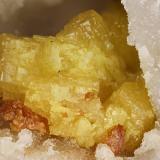 Terlinguacreekite, Kleinite<br />McDermitt Mine, Cordero, Opalite District, Humboldt County, Nevada, USA<br />FOV = 3.4 mm<br /> (Author: Doug)