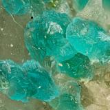 Turquoise<br />Tinfoss Jernverks Quartz Quarry, Lake Heddal, Notodden, Telemark, Østlandet, Norway<br />FOV = 2.0 mm<br /> (Author: Doug)