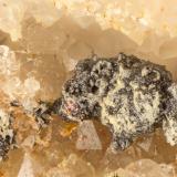 Cinnabar<br />McDermitt Mine, Cordero, Opalite District, Humboldt County, Nevada, USA<br />FOV = 1.6 mm<br /> (Author: Doug)