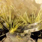 Boltwoodite<br />New Method Mine, Amboy area, Bristol Mountains, San Bernardino County, California, USA<br />FOV = 2.9 mm<br /> (Author: Doug)