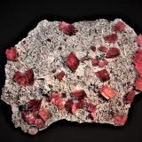 Rhodochrosite, Quartz, Fluorite<br />Sweet Home Mine, Mount Bross, Alma District, Park County, Colorado, USA<br />183 mm x 155 mm<br /> (Author: Don Lum)