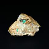 Mixita<br />Mina Gold Chain, Montes East Tintic, Mammoth, Distrito Tintic, Condado Juab, Utah, USA<br />3 x 2,5 cm.<br /> (Autor: Antonio P. López)