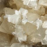 Baryte, Calcite <br />Greenside Mine, Patterdale, Eden District, former Cumberland, Cumbria, England / United Kingdom<br />Field of view 25 mm<br /> (Author: Andy Lawton)