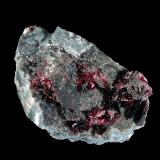 Eritrita (Eritrina)<br />Distrito minero Bou Azzer, Región Drâa-Tafilalet, Marruecos<br />7 x 7 cm.<br /> (Autor: Antonio P. López)