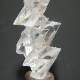 Gypsum (variety selenite)<br />Tsumeb Mine, Tsumeb, Otjikoto Region, Namibia<br />19mm x 15mm x 32mm<br /> (Author: Heimo Hellwig)