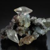 Calcite and Celestine<br />Chittenango Falls, Fenner, Madison County, New York, USA<br />4.5 x 5.2 cm<br /> (Author: crosstimber)