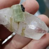 Fluorapatito (Grupo Apatito) con CasiteritaMinas da Panasqueira, Aldeia de São Francisco de Assis, Covilhã, Castelo Branco, Cova da Beira, Centro, Portugal (Autor: Ignacio)