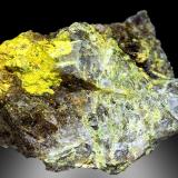 Pottsita y ClinobisvanitaMina Linka, Spencer Hot Springs, Austin, Condado Lander, Nevada, USA2,4 x 2,2 cm. (Autor: Antonio P. López)