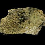 Andradita (variedad demantoide) (Grupo Granate)<br />Cerro de la Concordia, Piedra Parada (Las Vigas), Municipio Tatatila, Veracruz (Veracruz de Ignacio de la Llave), México<br />9 x 7 cm.<br /> (Autor: Antonio P. López)