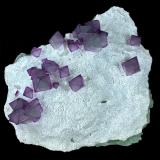 Fluorita<br />Provincia Jiangxi, China<br />11,9 x 11,4 cm.<br /> (Autor: Xavier Bordas)