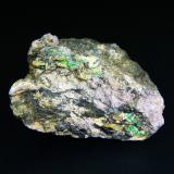Cerita-(Ce) y Ferriallanita-(Ce)Minas Bastnäs, Riddarhyttan, Skinnskatteberg, Västmanland, Suecia5 x 4 cm. (Autor: Antonio P. López)