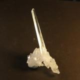 Quartz<br />Municipio Bolívar, Vélez Province, Santander Department, Colombia<br />25mm x 68mm x 21mm. Needle = 5mm x 60mm x 5mm<br /> (Author: Firmo Espinar)