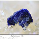 Azurite<br />Mas Dieu, Mercoirol, Alès, Gard, Occitanie, France<br />fov 4.8 mm<br /> (Author: ploum)