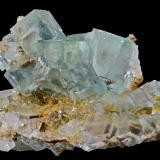 Fluorita<br />Mina Xianghuapu, Xianghualing, Linwu, Prefectura Chenzhou, Provincia Hunan, China<br />9,1 x 8,2 cm.<br /> (Autor: Xavier Bordas)