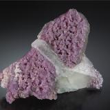 Lepidolite on Quartz<br />Barra de Salinas, Coronel Murta, Vale do Jequitinhonha, Minas Gerais, Brazil<br />6.8 x 9.2 cm<br /> (Author: crosstimber)