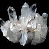 Quartz<br />Itremo Massif, Itremo, Ambatofinandrahana District, Amoron'i Mania Region, Fianarantsoa Province, Madagascar<br />Specimen size 20 cm, largest crystal 7 cm<br /> (Author: Tobi)