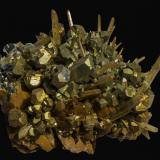 Quartz with Pyrite, Siderite and Bournonite<br />Mésage Mine, Saint-Pierre-de-Mésage, Vizille, Grenoble, Isère, Auvergne-Rhône-Alpes, France<br />70 x 60 x 40 mm<br /> (Author: Rob Schnerr)