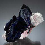 Azurite<br />Milpillas Mine, Cuitaca, Municipio Santa Cruz, Sonora, Mexico<br />2.1 x 3.5 cm<br /> (Author: crosstimber)